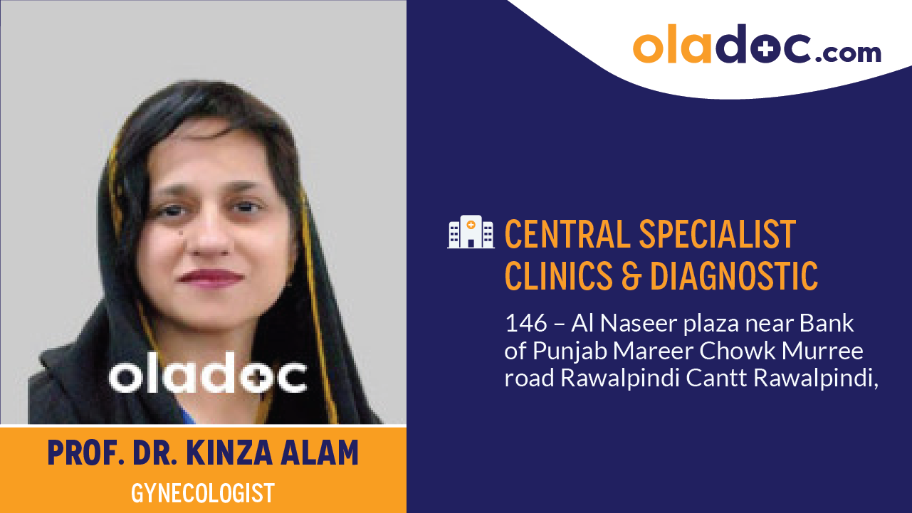 Practice locations of Dr.Kinza Alam